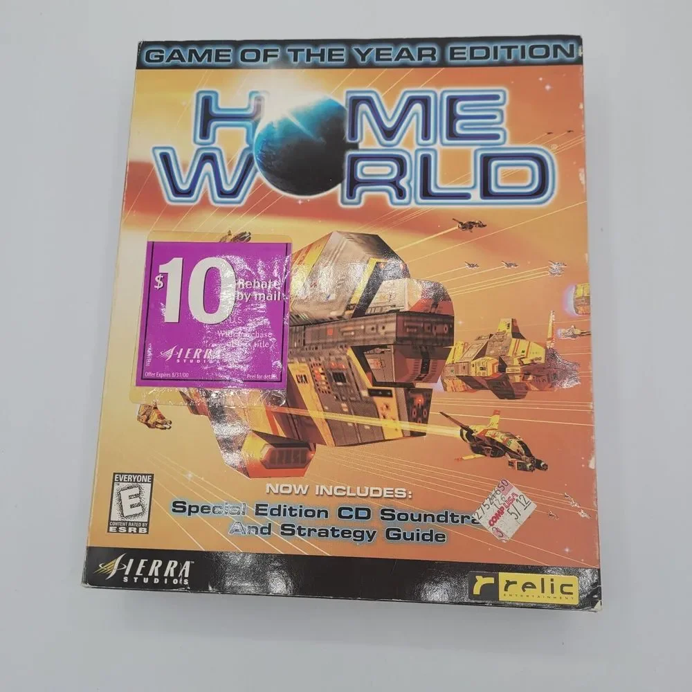 VTG Home World Game Of The Year Edition Video Game Windows CD-ROM READ